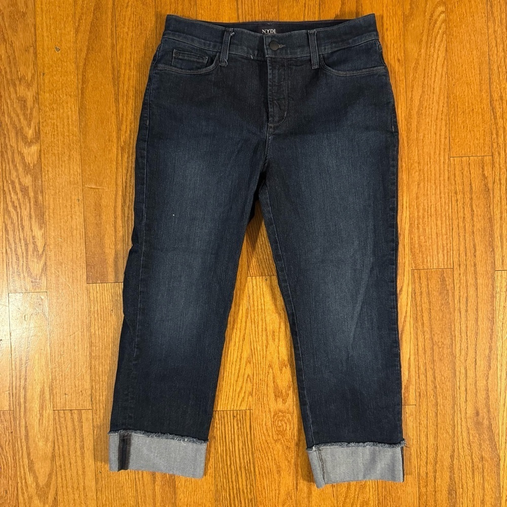 NYDJ Dark Blue Cropped Jeans Women’s Size 10